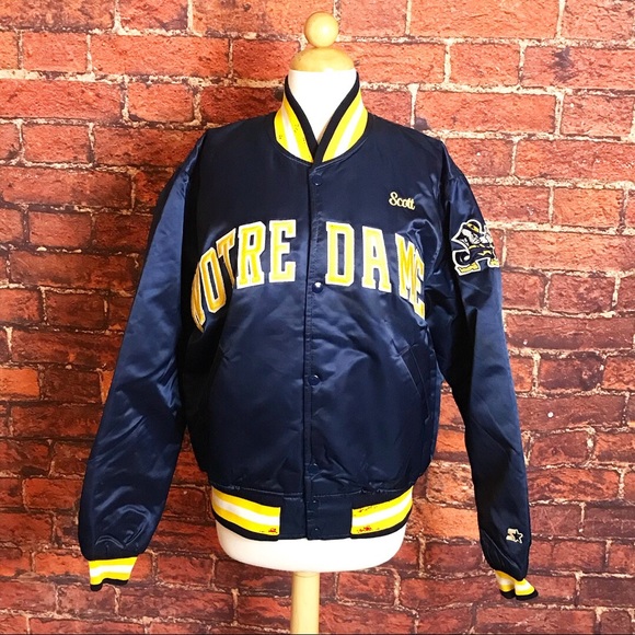 STARTER Other - Vtg Notre Dame Fighting Irish Blue STARTER Jacket